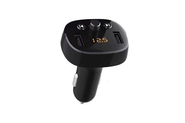 Fm Transmitter Με Bluetooth 2 Usb Οθόνη Lcd Και Τηλεχειριστήριο Als-A931 12 Volt Μαύρο 1 Τεμάχιο