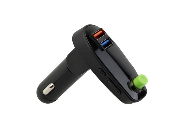 Fm Transmitter Με Bluetooth 2 Usb Οθόνη Lcd Και Τηλεχειριστήριο ALS-A812 12 Volt Μαύρο 1 Τεμάχιο