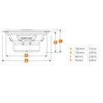 Ηχεία Αυτοκινήτου Hertz Uno X130 5" 130mm 40W Rms / 160W Peak 2 Δρόμων Ζευγάρι 2 Τεμάχια