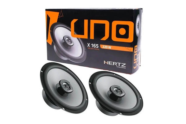 Ηχεία Αυτοκινήτου Hertz Uno X165 6.5" 165mm 55W Rms / 220W Peak 2 Δρόμων Ζευγάρι 2 Τεμάχια