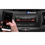 Radio Usb Bluetooth Jvc KD-X282BT 4x50 Watt MP3 / Aux Κόκκινο Χρώμα