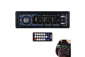 Radio Usb x2 / Fm / Sd / Rds / Bluetooth Universal 1DIN Με Μπλε Φωτισμό Osio ACO-4540RDS