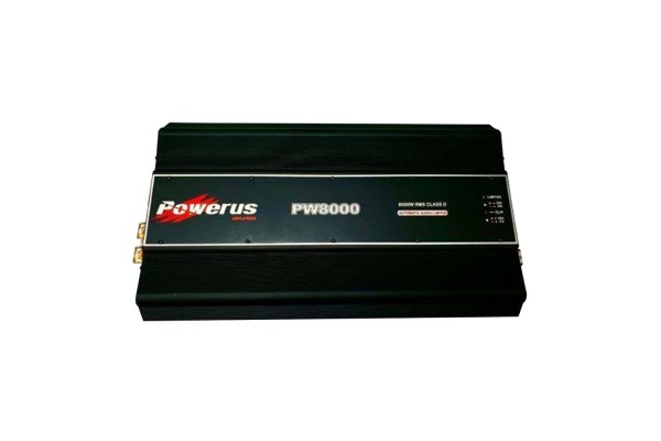 Ενισχυτής Αυτοκινήτου – Powerus PW8000 0,5Ω