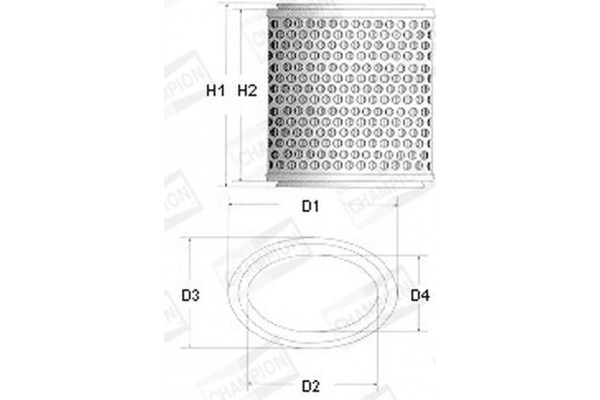 Champion Φίλτρο Αέρα - W177/606 Champion Φίλτρο Αέρα - W177/606