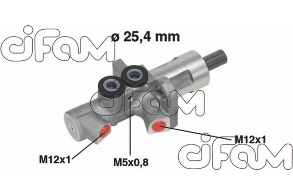 Cifam Κεντρική Αντλία Φρένων - 202-613 Cifam Κεντρική Αντλία Φρένων - 202-613