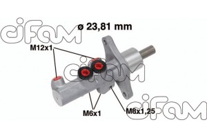 Cifam Κεντρική Αντλία Φρένων - 202-719