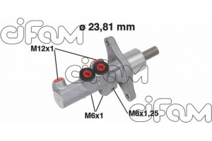 Cifam Κεντρική Αντλία Φρένων - 202-719