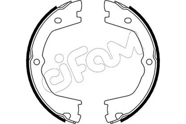 Cifam Σετ Σιαγόνων φρένων, Χειρόφρενο - 153-086