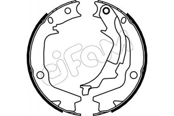 Cifam Σετ Σιαγόνων φρένων, Χειρόφρενο - 153-186 Cifam Σετ Σιαγόνων φρένων, Χειρόφρενο - 153-186