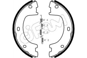 Cifam Σετ Σιαγόνων φρένων, Χειρόφρενο - 153-249K