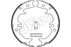 Cifam Σετ Σιαγόνων φρένων, Χειρόφρενο - 153-442