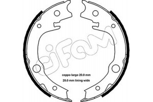 Cifam Σετ Σιαγόνων φρένων, Χειρόφρενο - 153-443