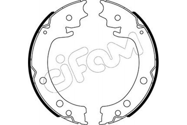 Cifam Σετ Σιαγόνων φρένων, Χειρόφρενο - 153-519 Cifam Σετ Σιαγόνων φρένων, Χειρόφρενο - 153-519