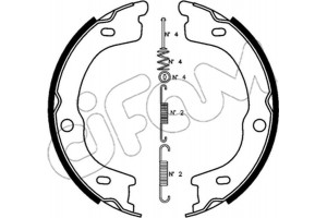 Cifam Σετ Σιαγόνων φρένων, Χειρόφρενο - 153-740K