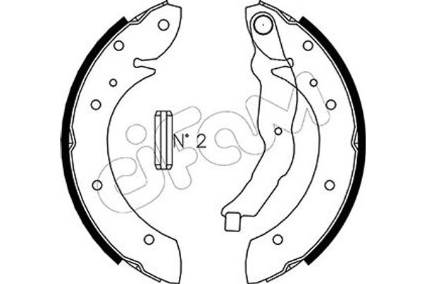Cifam Σετ Σιαγόνων Φρένων - 153-015