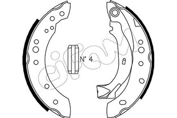 Cifam Σετ Σιαγόνων Φρένων - 153-025