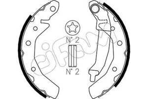 Cifam Σετ Σιαγόνων Φρένων - 153-047