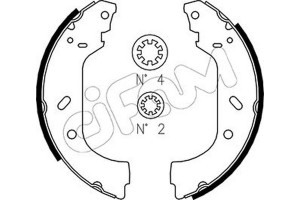 Cifam Σετ Σιαγόνων Φρένων - 153-074