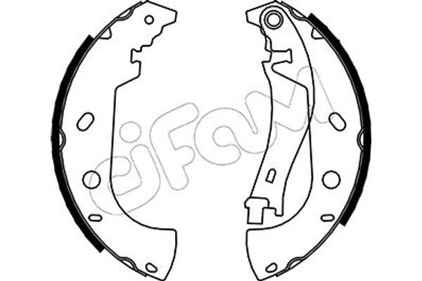 Cifam Σετ Σιαγόνων Φρένων - 153-075