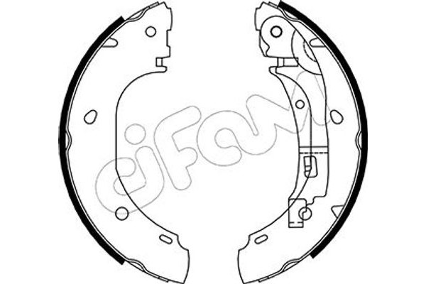 Cifam Σετ Σιαγόνων Φρένων - 153-082