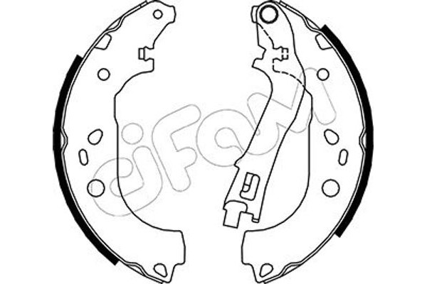 Cifam Σετ Σιαγόνων Φρένων - 153-088