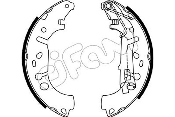 Cifam Σετ Σιαγόνων Φρένων - 153-093