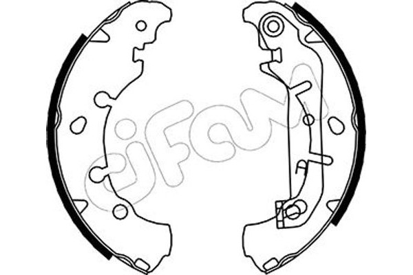 Cifam Σετ Σιαγόνων Φρένων - 153-136