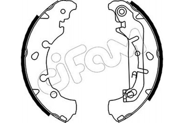 Cifam Σετ Σιαγόνων Φρένων - 153-136