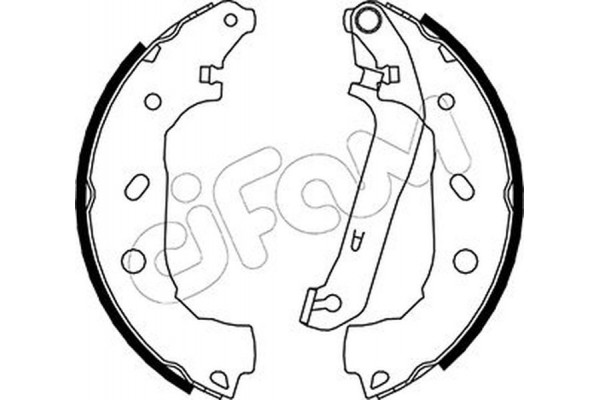 Cifam Σετ Σιαγόνων Φρένων - 153-138