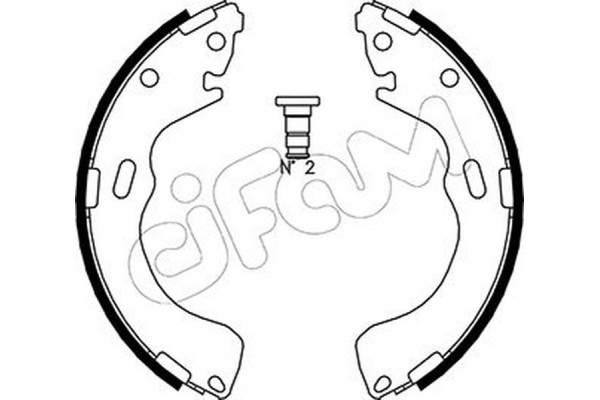 Cifam Σετ Σιαγόνων Φρένων - 153-216