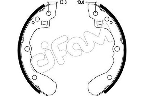 Cifam Σετ Σιαγόνων Φρένων - 153-220