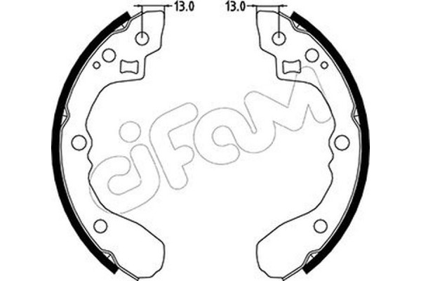Cifam Σετ Σιαγόνων Φρένων - 153-220