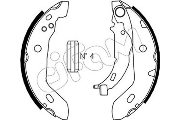Cifam Σετ Σιαγόνων Φρένων - 153-235