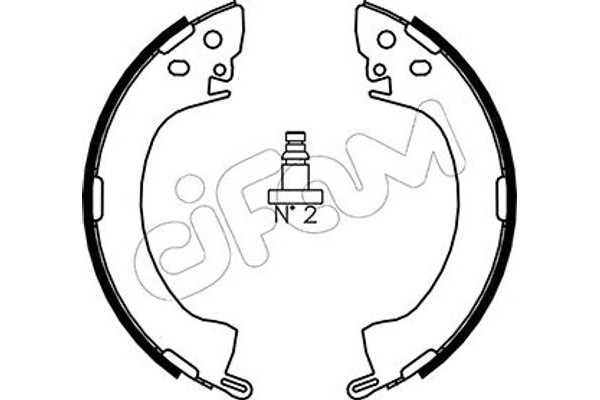 Cifam Σετ Σιαγόνων Φρένων - 153-251