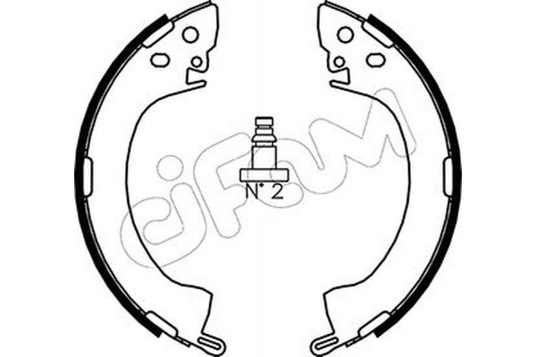 Cifam Σετ Σιαγόνων Φρένων - 153-251