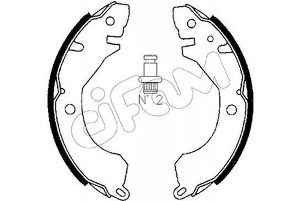 Cifam Σετ Σιαγόνων Φρένων - 153-253
