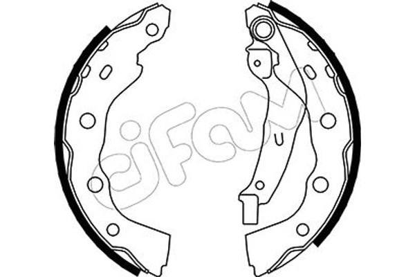 Cifam Σετ Σιαγόνων Φρένων - 153-259