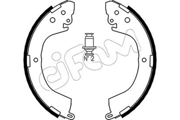 Cifam Σετ Σιαγόνων Φρένων - 153-260