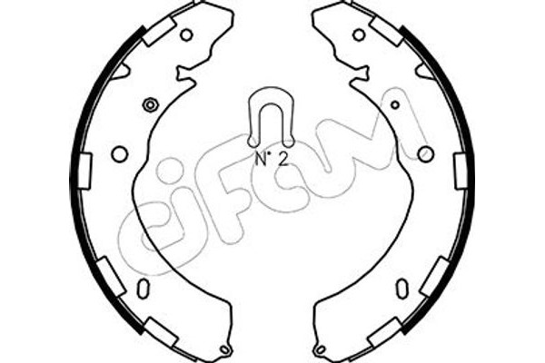 Cifam Σετ Σιαγόνων Φρένων - 153-269