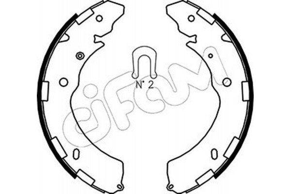 Cifam Σετ Σιαγόνων Φρένων - 153-269