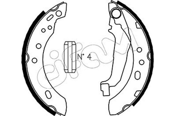 Cifam Σετ Σιαγόνων Φρένων - 153-284