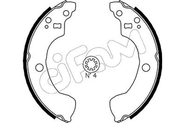 Cifam Σετ Σιαγόνων Φρένων - 153-292