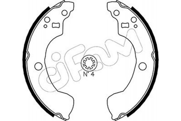 Cifam Σετ Σιαγόνων Φρένων - 153-292