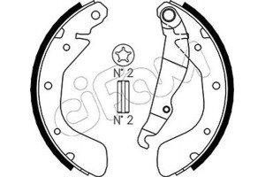 Cifam Σετ Σιαγόνων Φρένων - 153-309