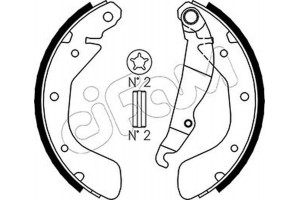 Cifam Σετ Σιαγόνων Φρένων - 153-309