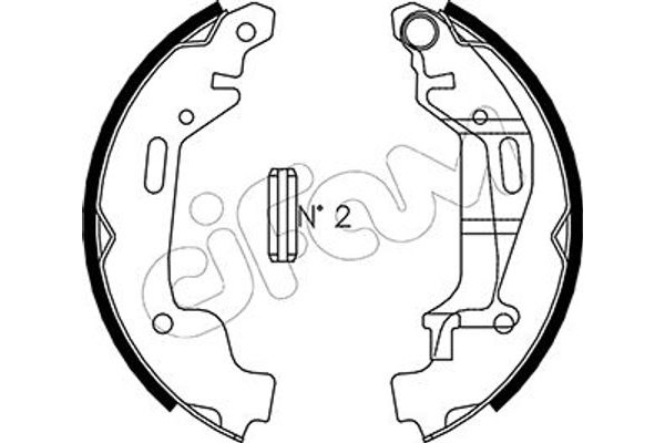 Cifam Σετ Σιαγόνων Φρένων - 153-314
