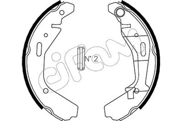 Cifam Σετ Σιαγόνων Φρένων - 153-318