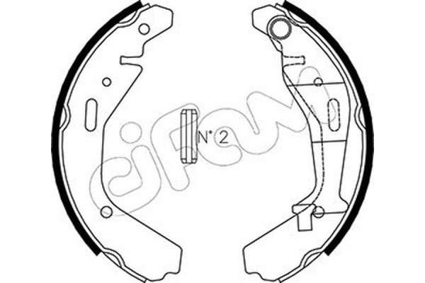 Cifam Σετ Σιαγόνων Φρένων - 153-318