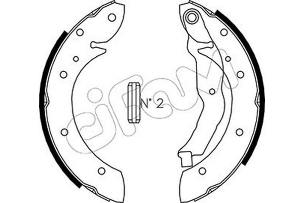 Cifam Σετ Σιαγόνων Φρένων - 153-351
