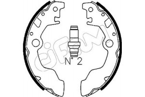 Cifam Σετ Σιαγόνων Φρένων - 153-382